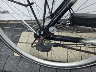Rower miejski ALU-CITY BIKE-7 biegów SRAM S7,koła 28",rama alu,koszyczek- OKAZJA
