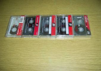 Zestaw kaset magnetofonowych