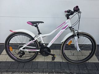 Rower górski KROSS LEA-koła 24 cali,SHIMANO,amortyzator,rama-12cali-ZADBANY