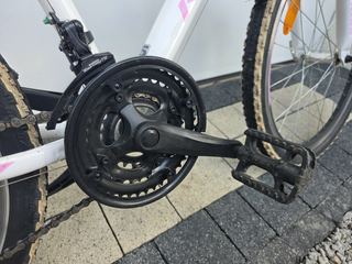 Rower górski KROSS LEA-koła 24 cali,SHIMANO,amortyzator,rama-12cali-ZADBANY