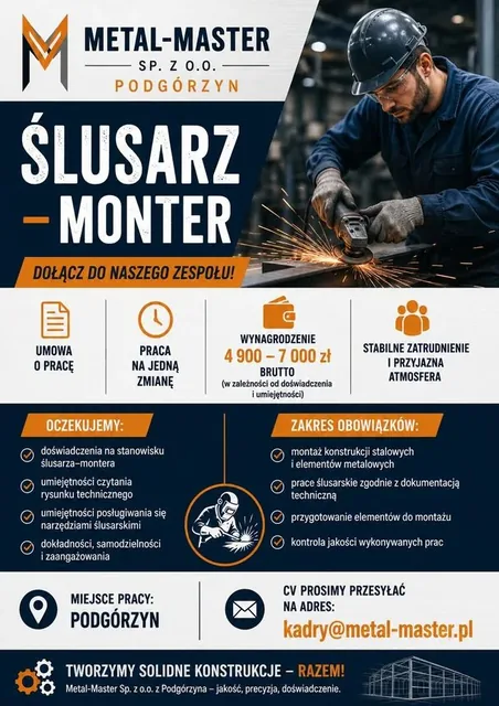 Ślusarz-monter