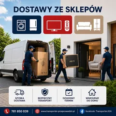Przeprowadzki | Opróżnianie lokali | Dostawy ze sklepów