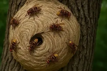 Szerszenie/osy  usune gniazdo